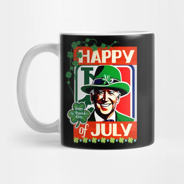 Vintage Happy 4th Of July Joe Biden St Patricks Day Leprechaun Hat by Adam4you